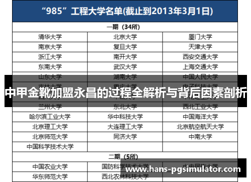 中甲金靴加盟永昌的过程全解析与背后因素剖析