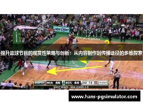 提升篮球节目的观赏性策略与创新：从内容制作到传播途径的多维探索