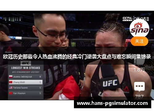 欧冠历史那些令人热血沸腾的经典冷门逆袭大盘点与难忘瞬间集锦录